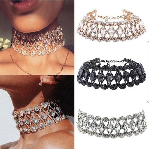 Jewelry - Brand New Bridal  Rhinestone choker necklace